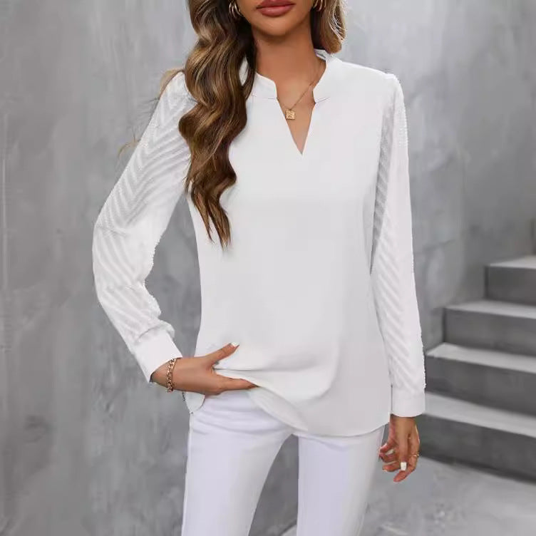 Ilona – Blus med eleganta ärmar och mjuk känsla