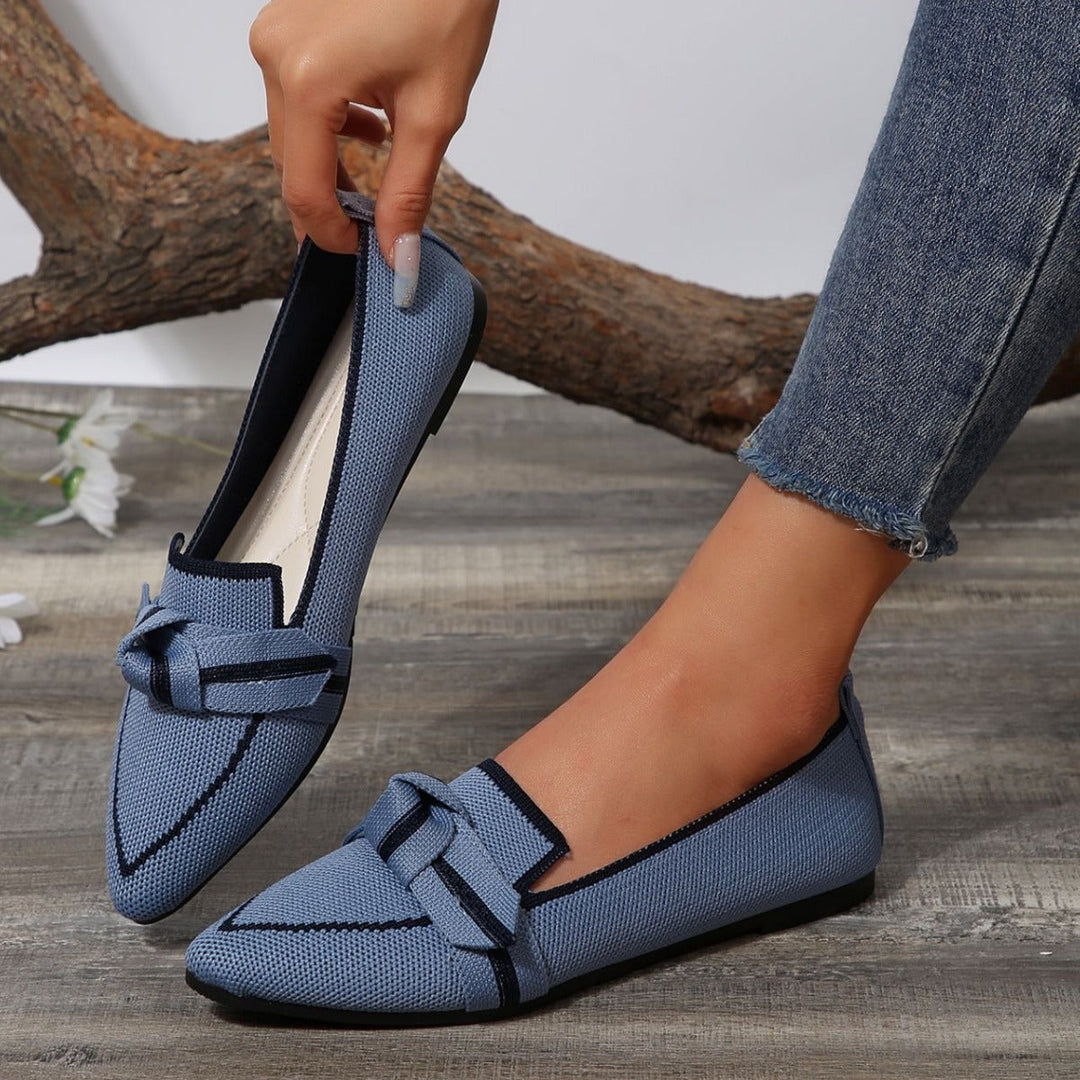 Viona – loafers med knutdetalj