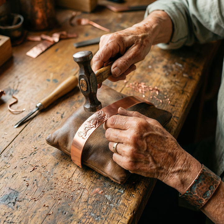 Eamon – Handcrafted Dragon Cuff Bracelet