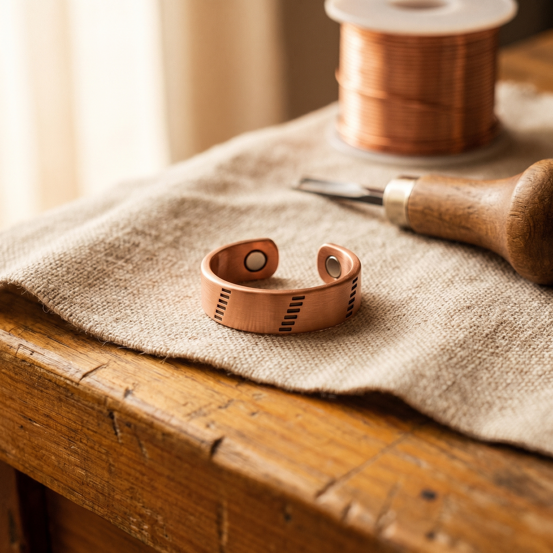Rune Copper Ring