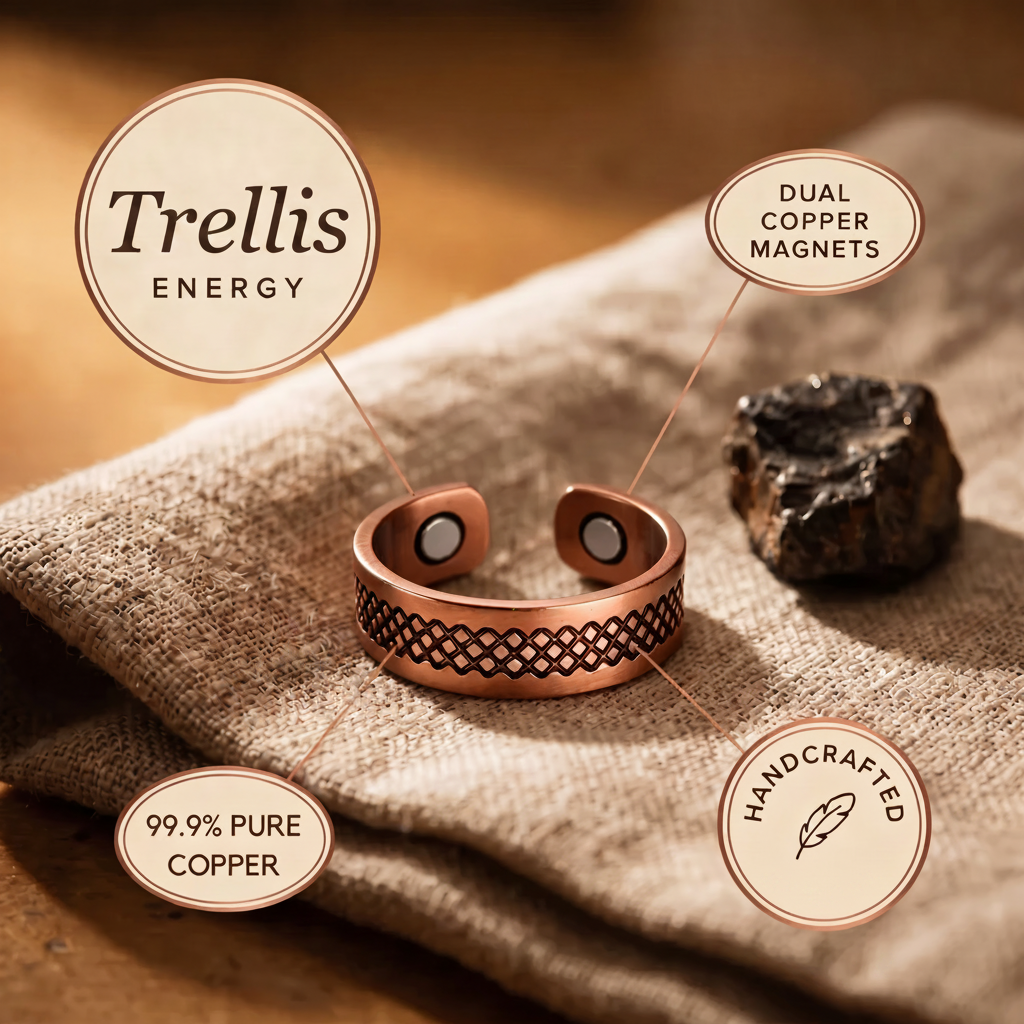 Eamon – Hand-Engraved Elegant Ring with Dual Inset Magnets