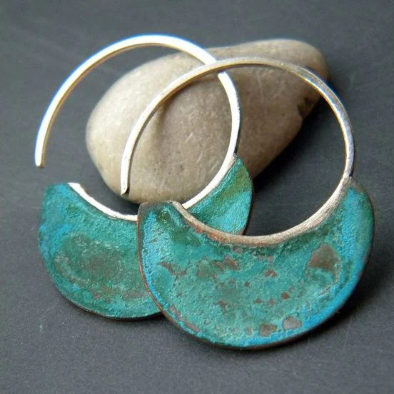 Talia Vintage Earrings | Alloy with Turquoise Stone
