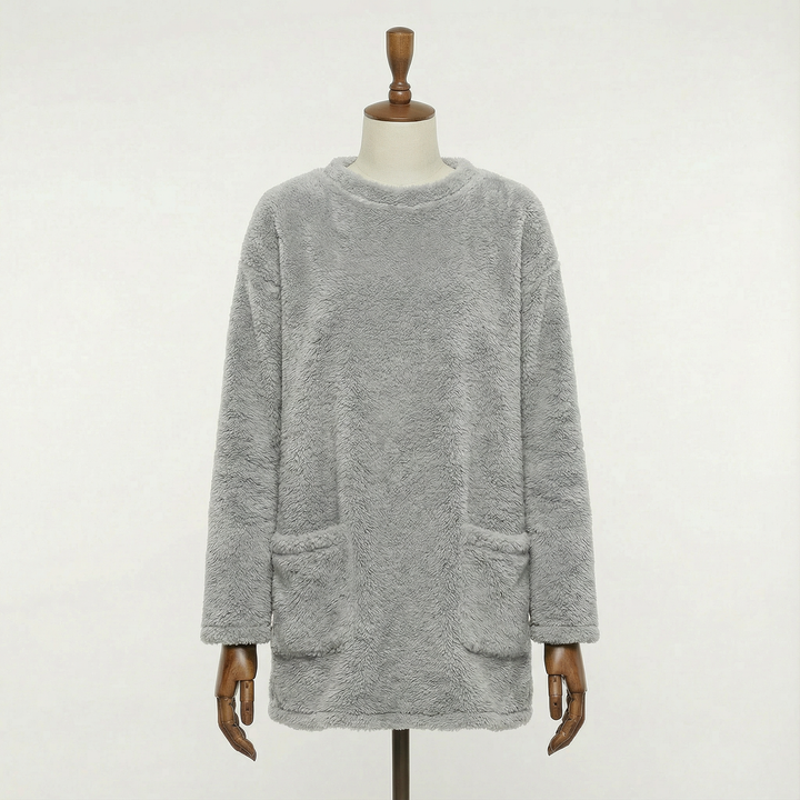 Arelle – Mid-length tröjdress med fickor